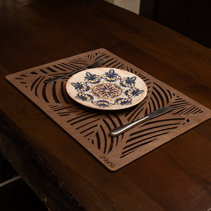 Hermia Juego de 6 Salvamanteles Plane - Wenge